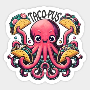 Taco Octopus Makes Tacopus Sticker